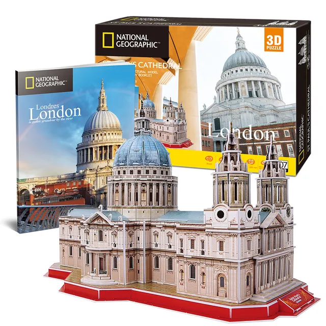 cubicfun-city-traveller-ds0991h-st-paul-s-cathedral-3d-puzzle image 1