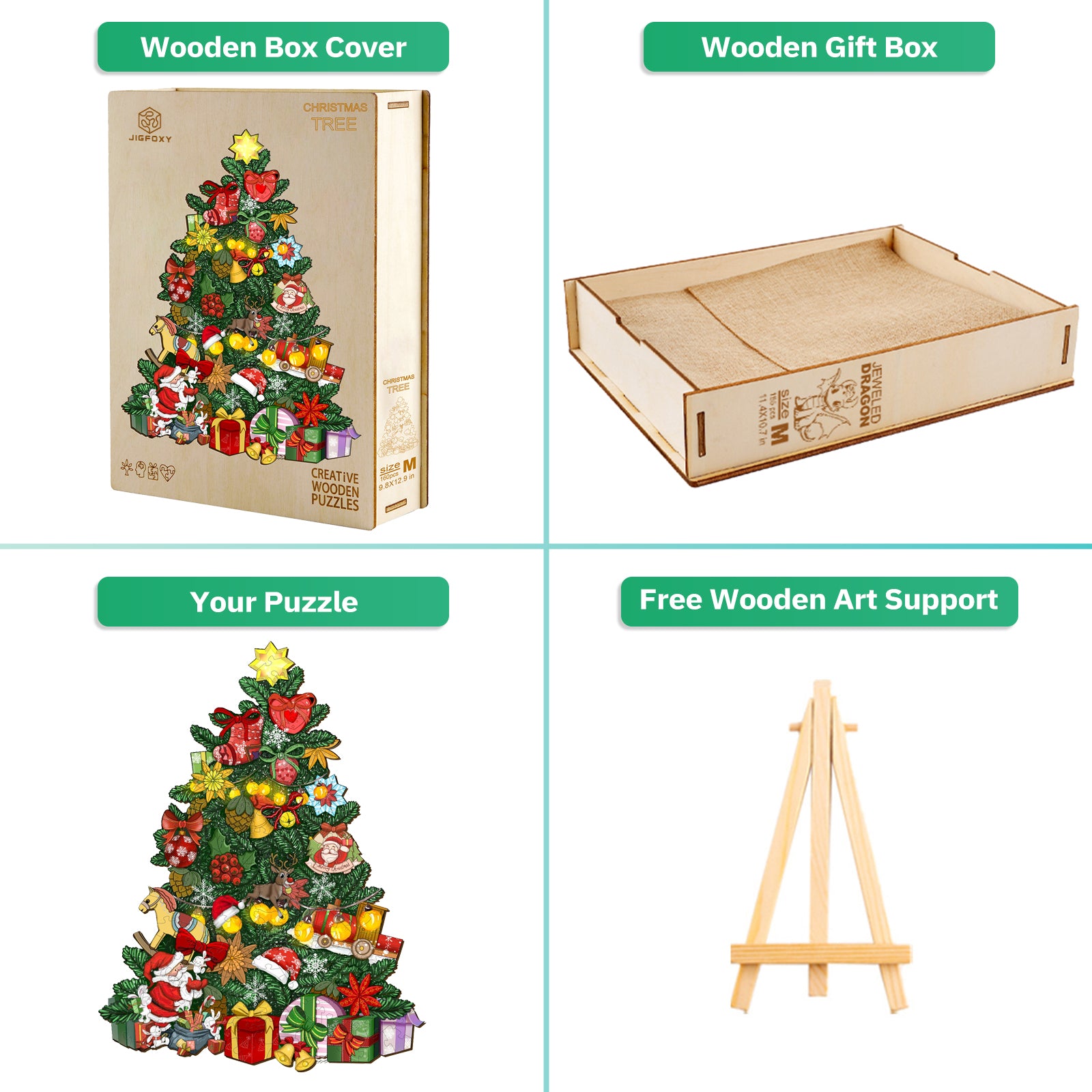 jigfoxy-christmas-tree-holzpuzzle-96-teile-s-weihnachten image 5