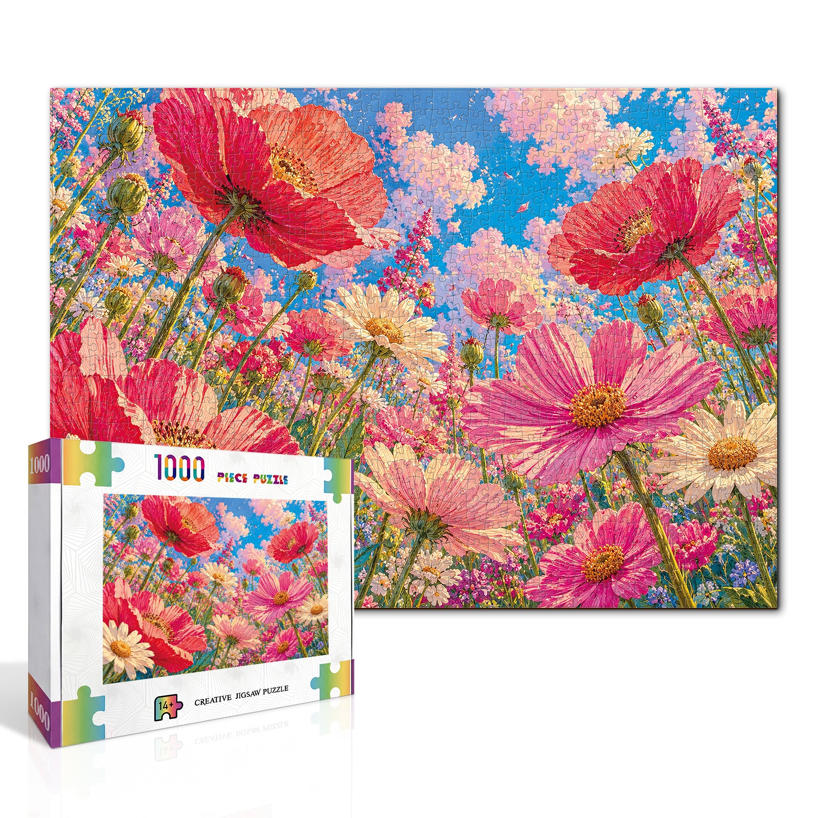 kaayee-summer-bloom-garden-1000-teile-kartonpuzzle-eco image 2