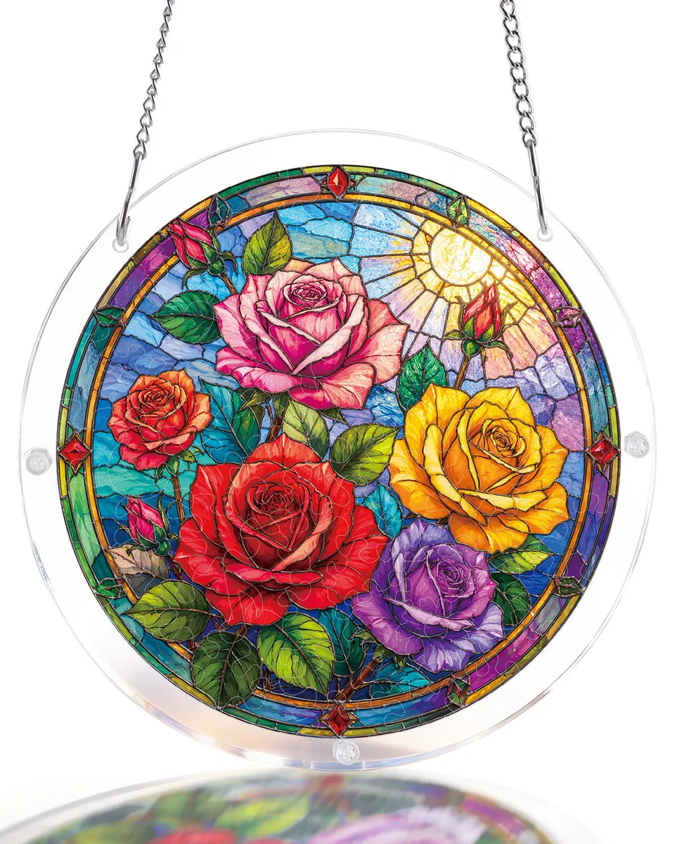 kaayee-suncatcher-rose-garden-fensterbild-rosen-acryl-m image 1