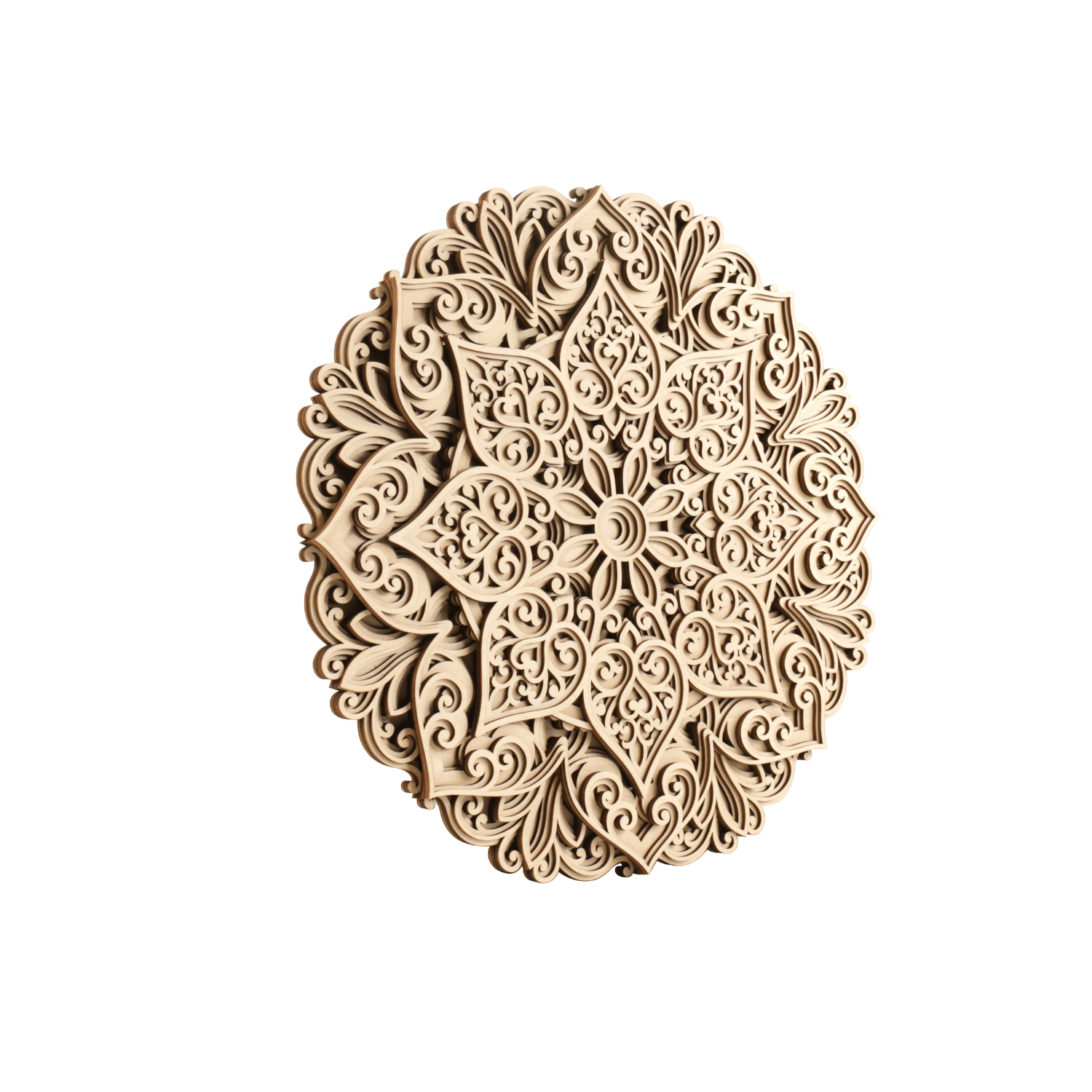 magicholz-zen-circle-3d-wandbild-holz-rund-42-cm-mandala image 2