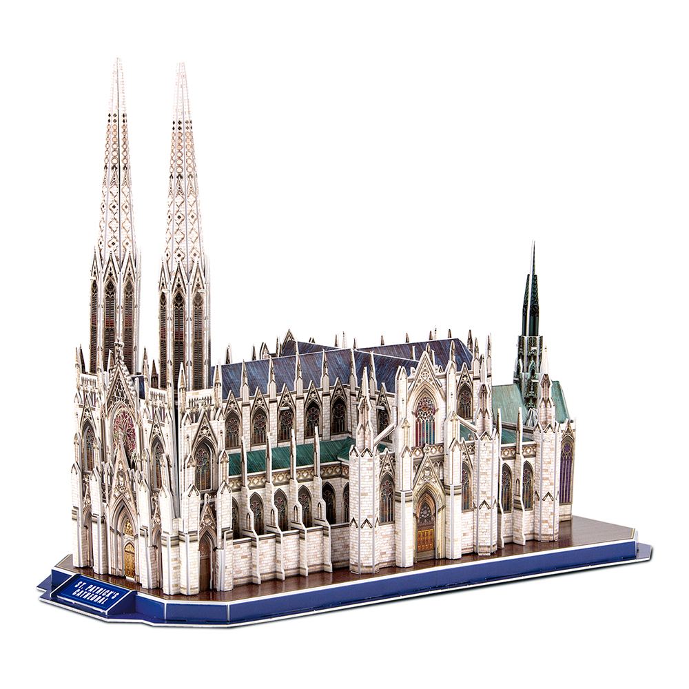 cubicfun-city-traveller-ds0996h-st-patrick-s-cathedral-3d-puzzle image 2