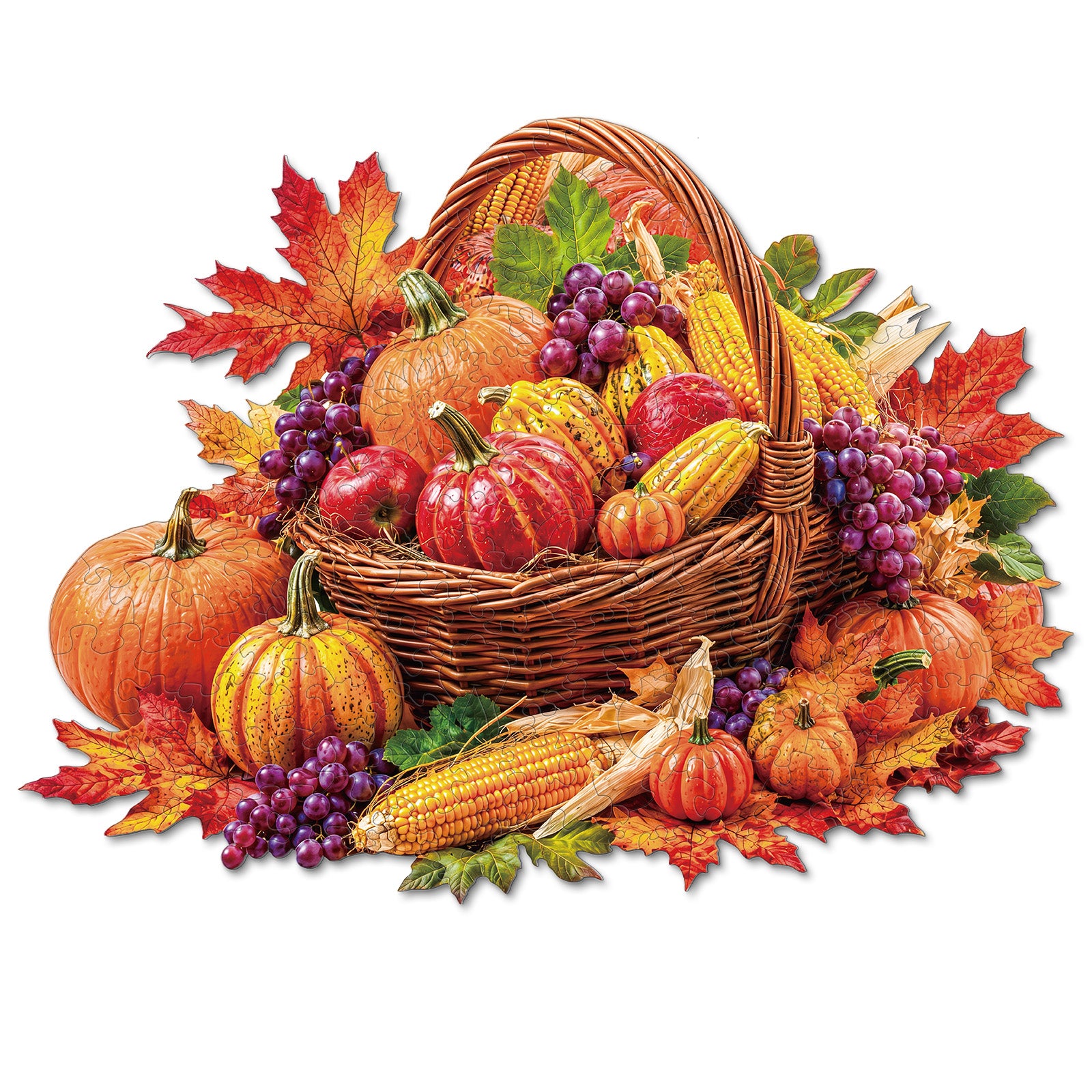 kaayee-wooden-puzzle-golden-harvest-basket-holzpuzzle-herbst-m image 1