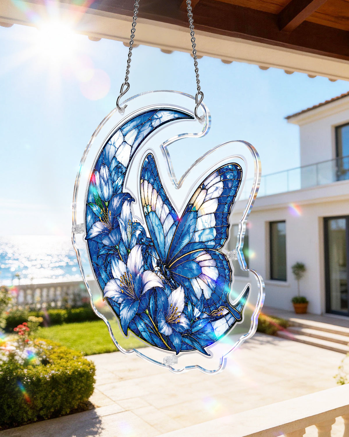 kaayee-suncatcher-puzzle-moonlit-blue-butterflies-sonnenf-nger-medium image 8
