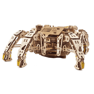 magicholz-mechanischer-bausatz-hexapod-explorer-holzmodell image 4