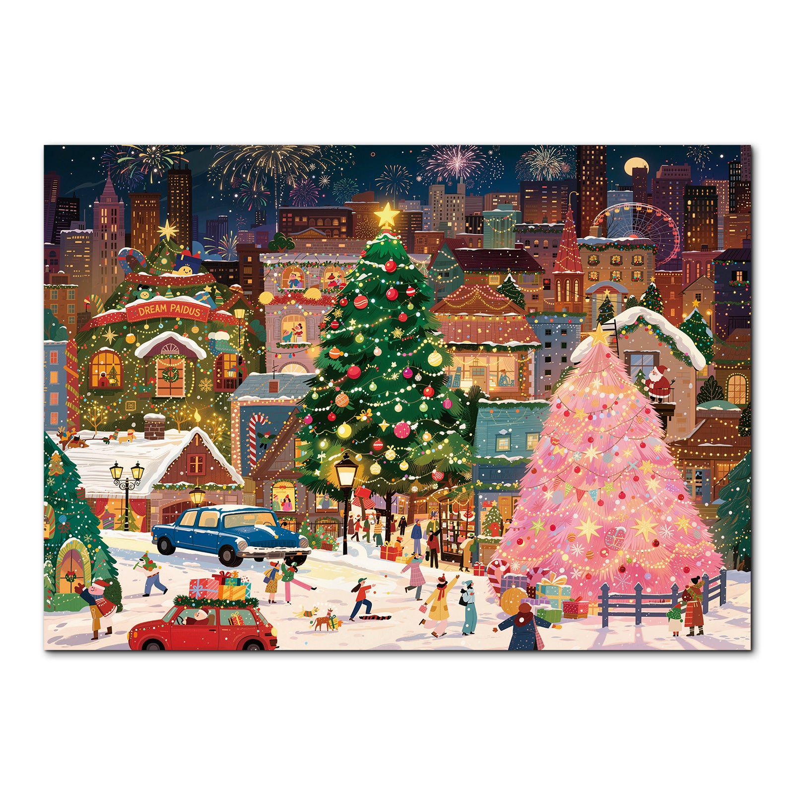 kaayee-snowy-christmas-square-puzzle-1000-teile-standard image 1