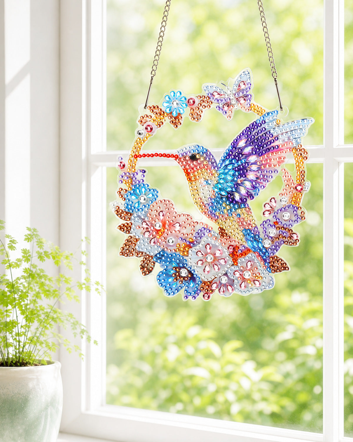 kaayee-suncatcher-hummingbird-diamond-art-bastelset-kolibri image 2
