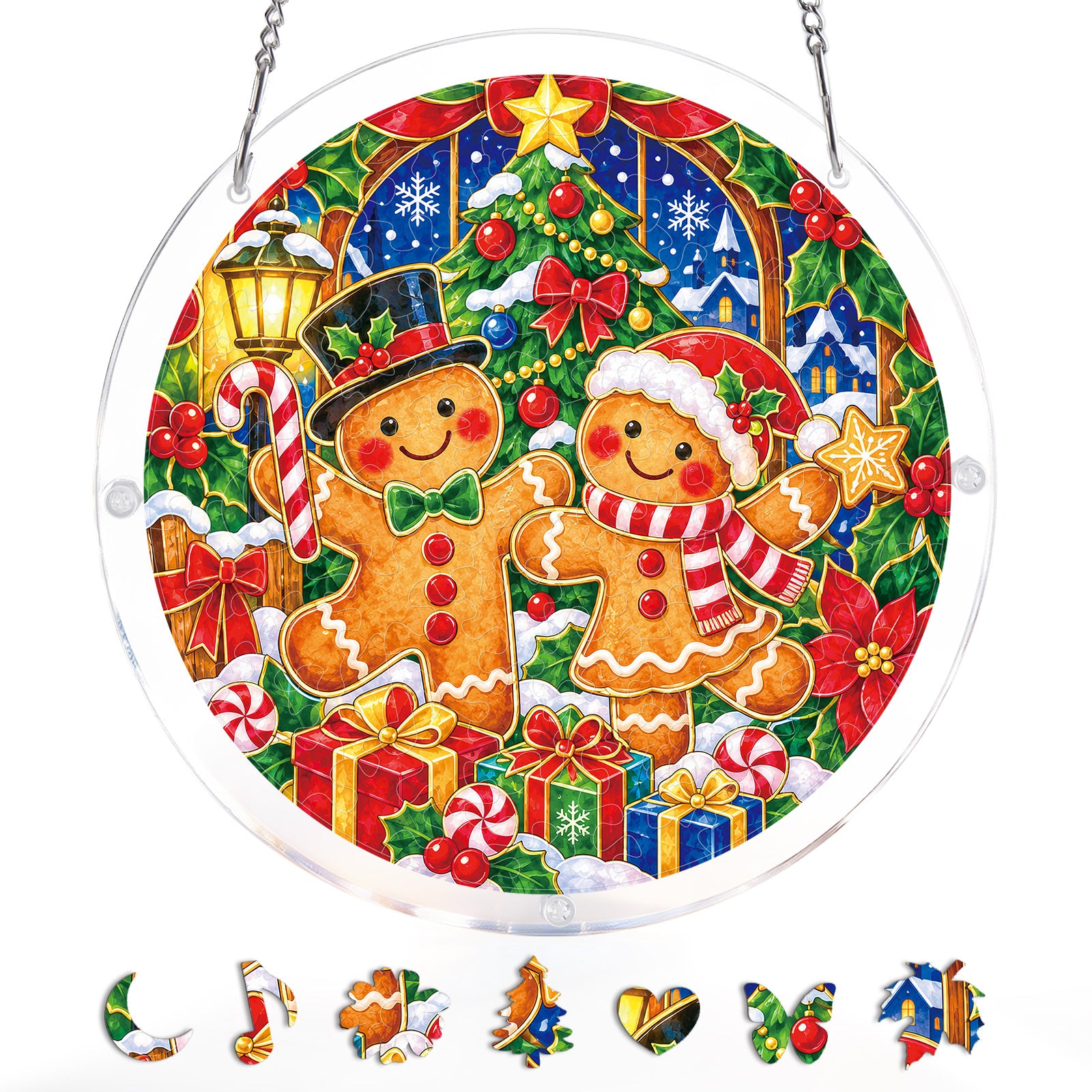 kaayee-suncatcher-puzzle-gingerbread-fensterbild-medium image 3