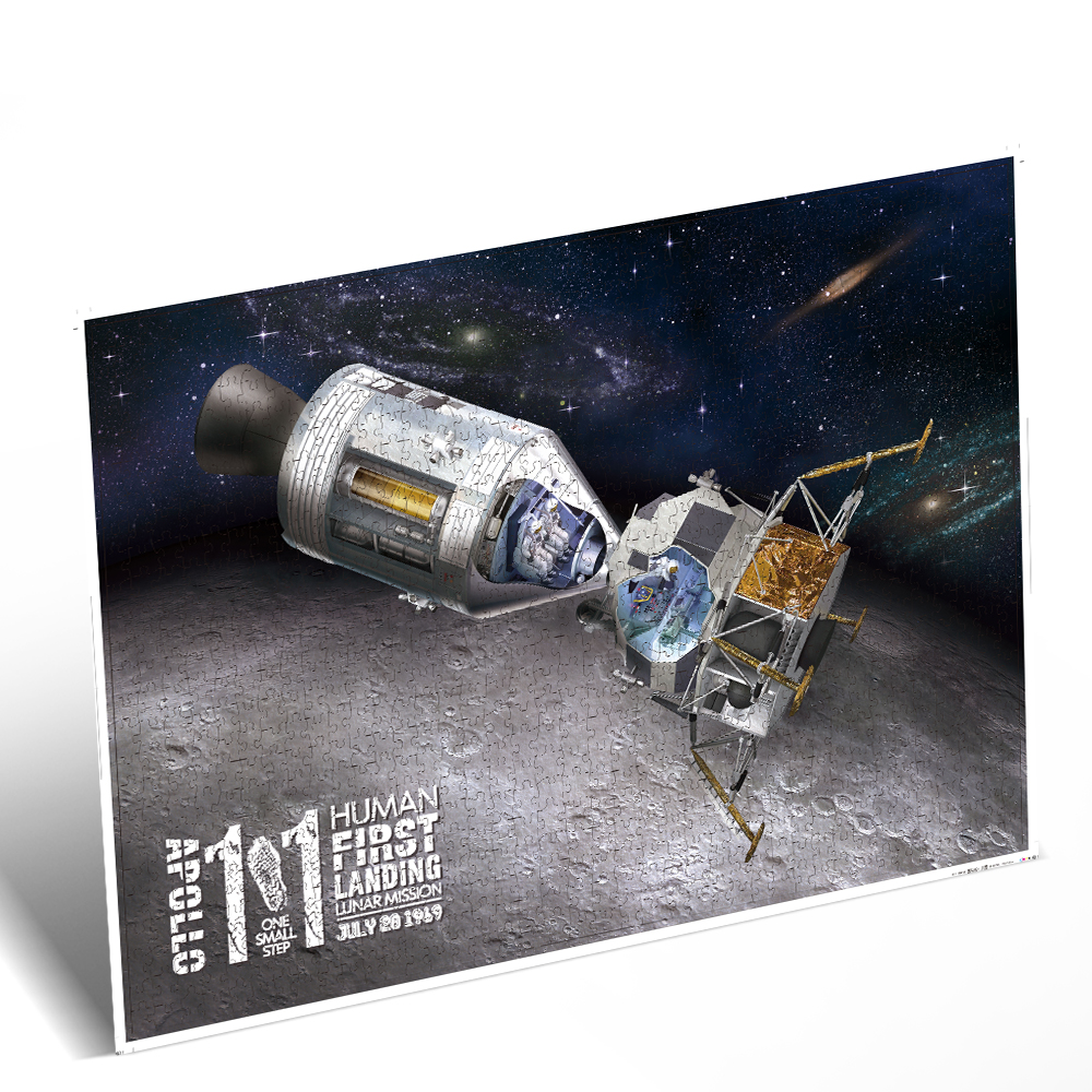 cubicfun-nasa-apollo-11-ds1029h-2d-puzzle-docking-modul image 2