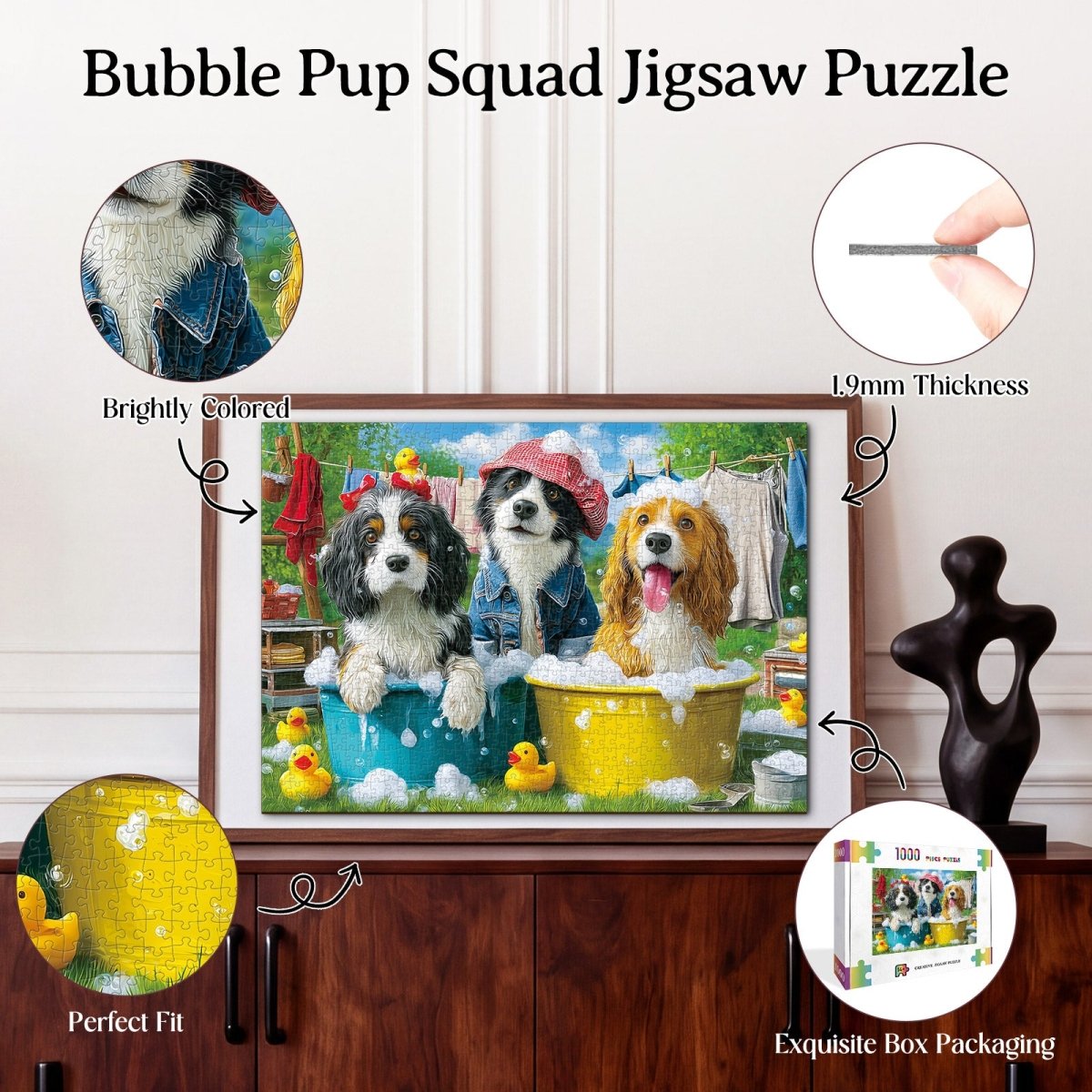kaayee-bubble-pup-squad-1000-teile-puzzle-standard-edition-hunde image 3