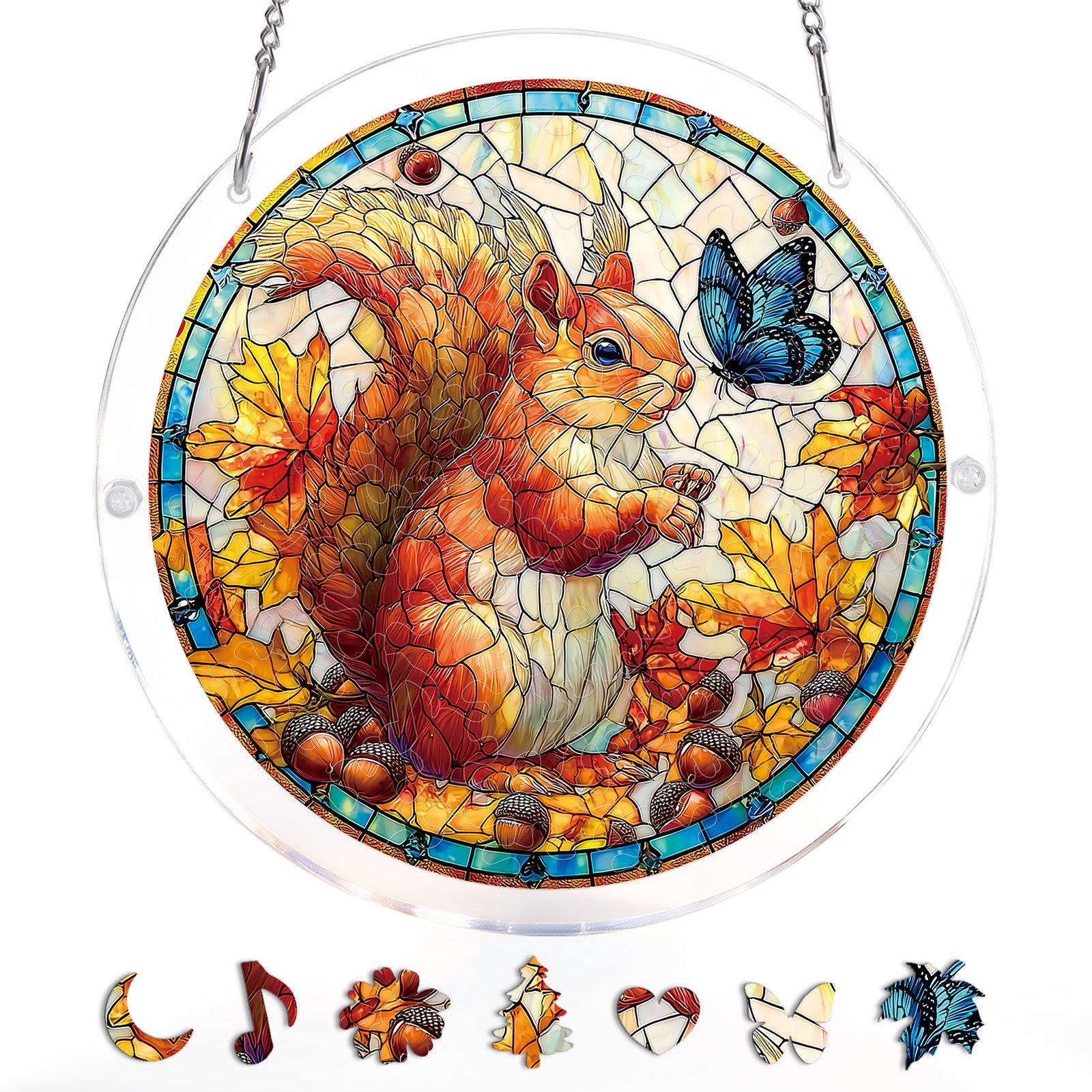 kaayee-suncatcher-puzzle-eichh-rnchen-fensterbild-small image 3