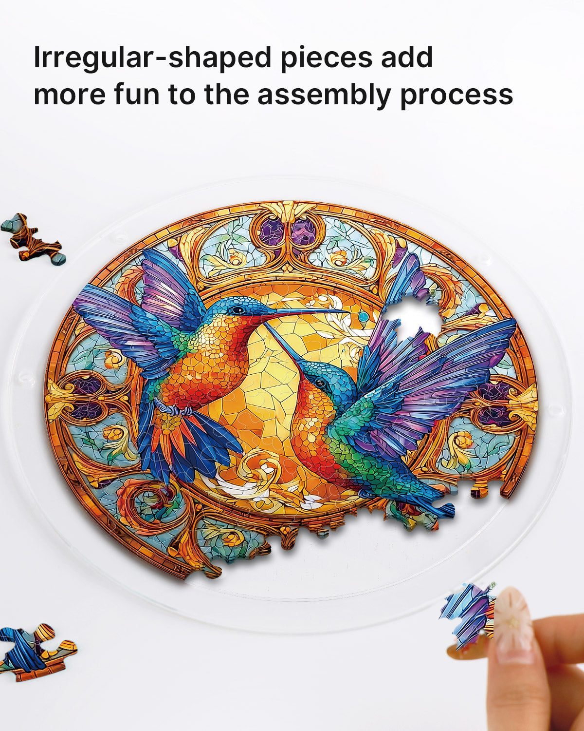 kaayee-twin-wings-radiance-suncatcher-puzzle-medium-acryl image 2