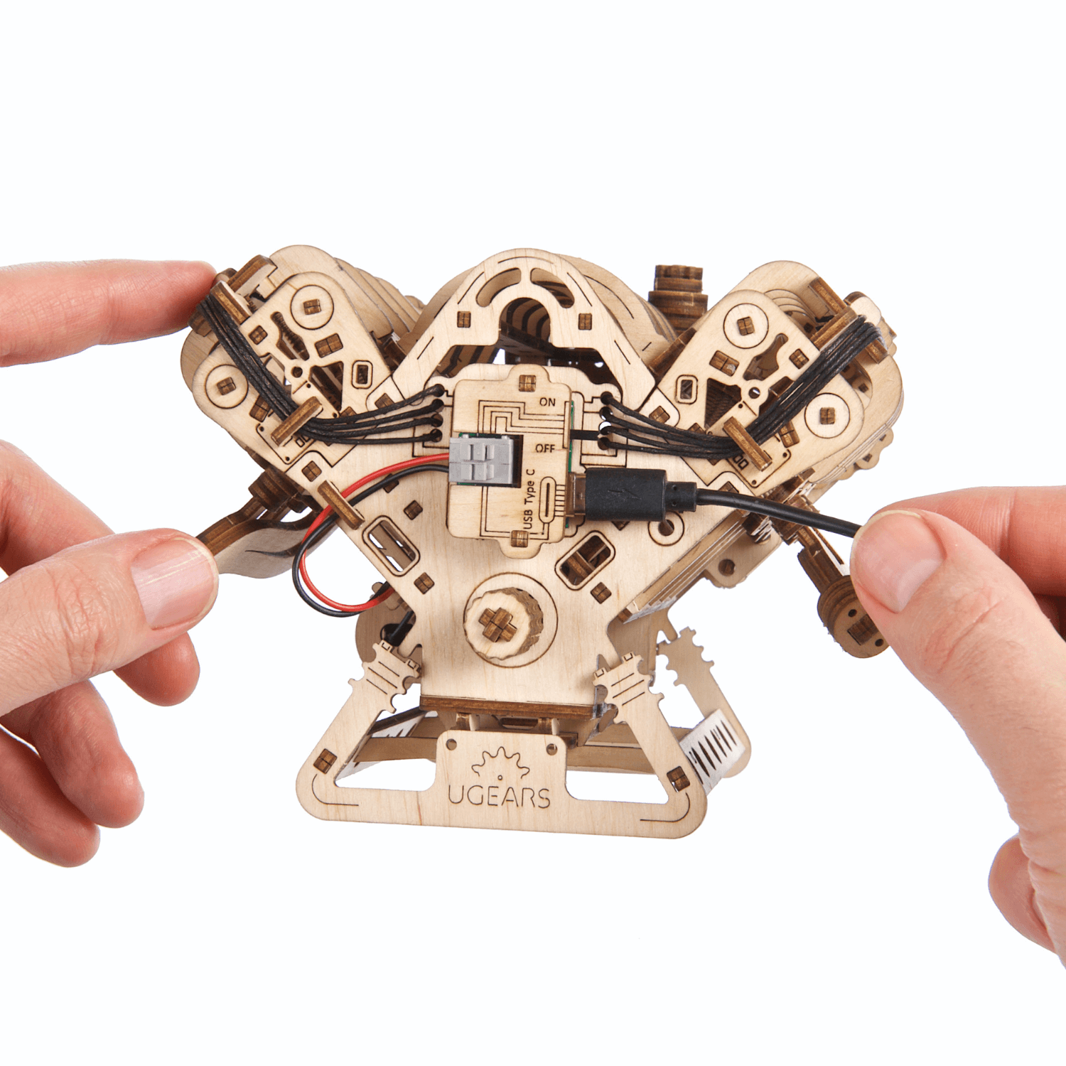 magicholz-mechanischer-bausatz-v8-motor-ma-stab-1-6-modell-776-teile image 7