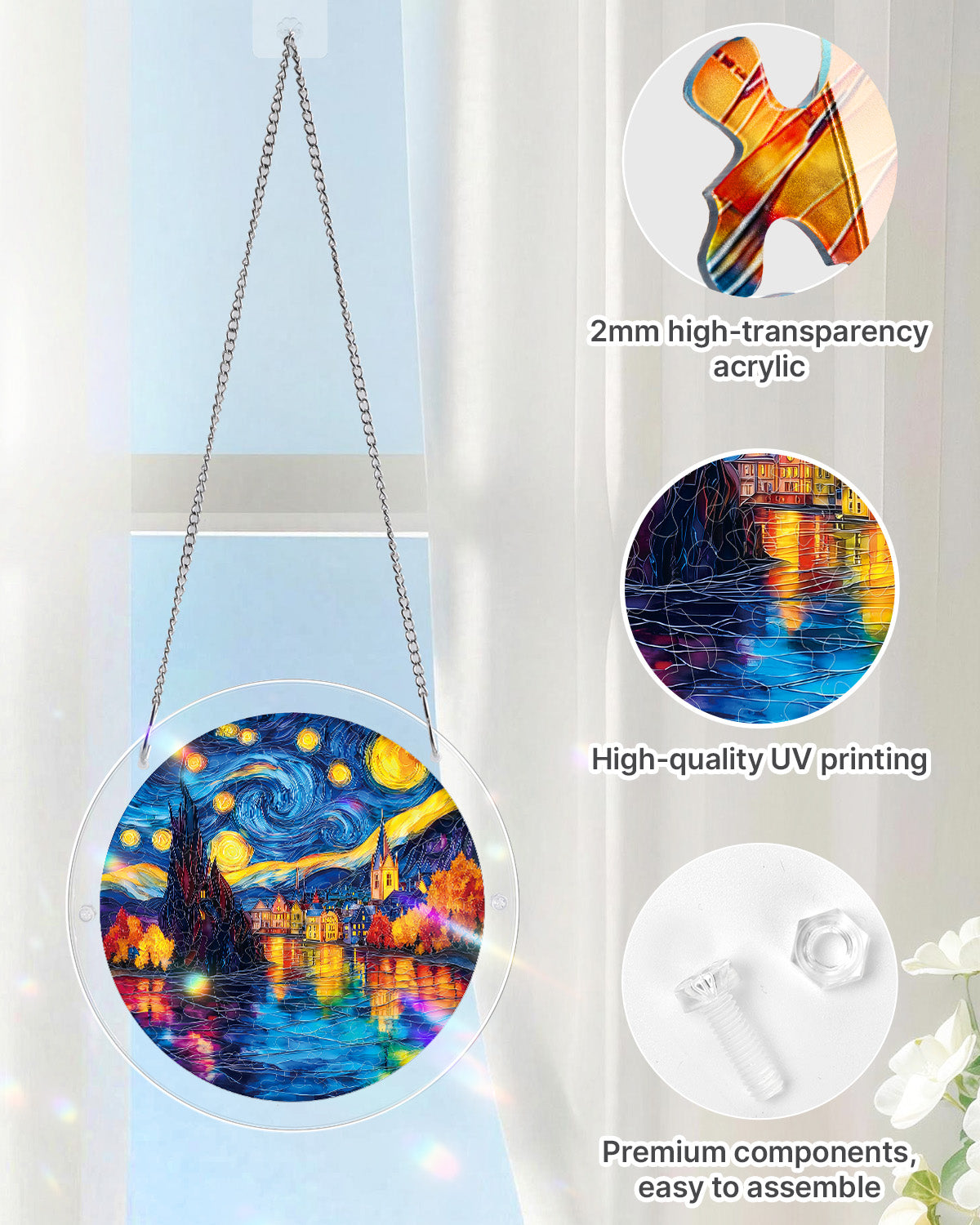kaayee-suncatcher-starlit-village-acrylpuzzle-fensterbild-large image 4