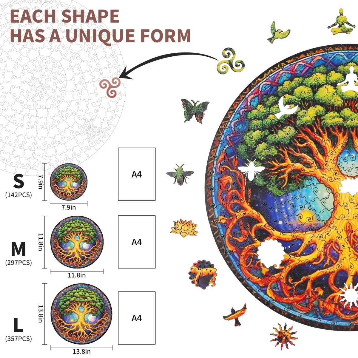 kaayee-tree-of-life-holzpuzzle-rund-small-pocket-escape image 5