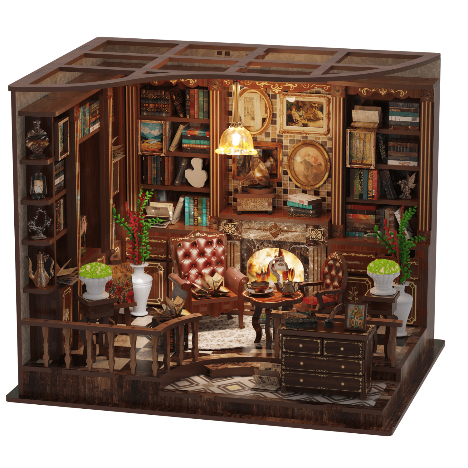 magicholz-the-old-study-room-book-nook-248-teile-bibliothek image 5