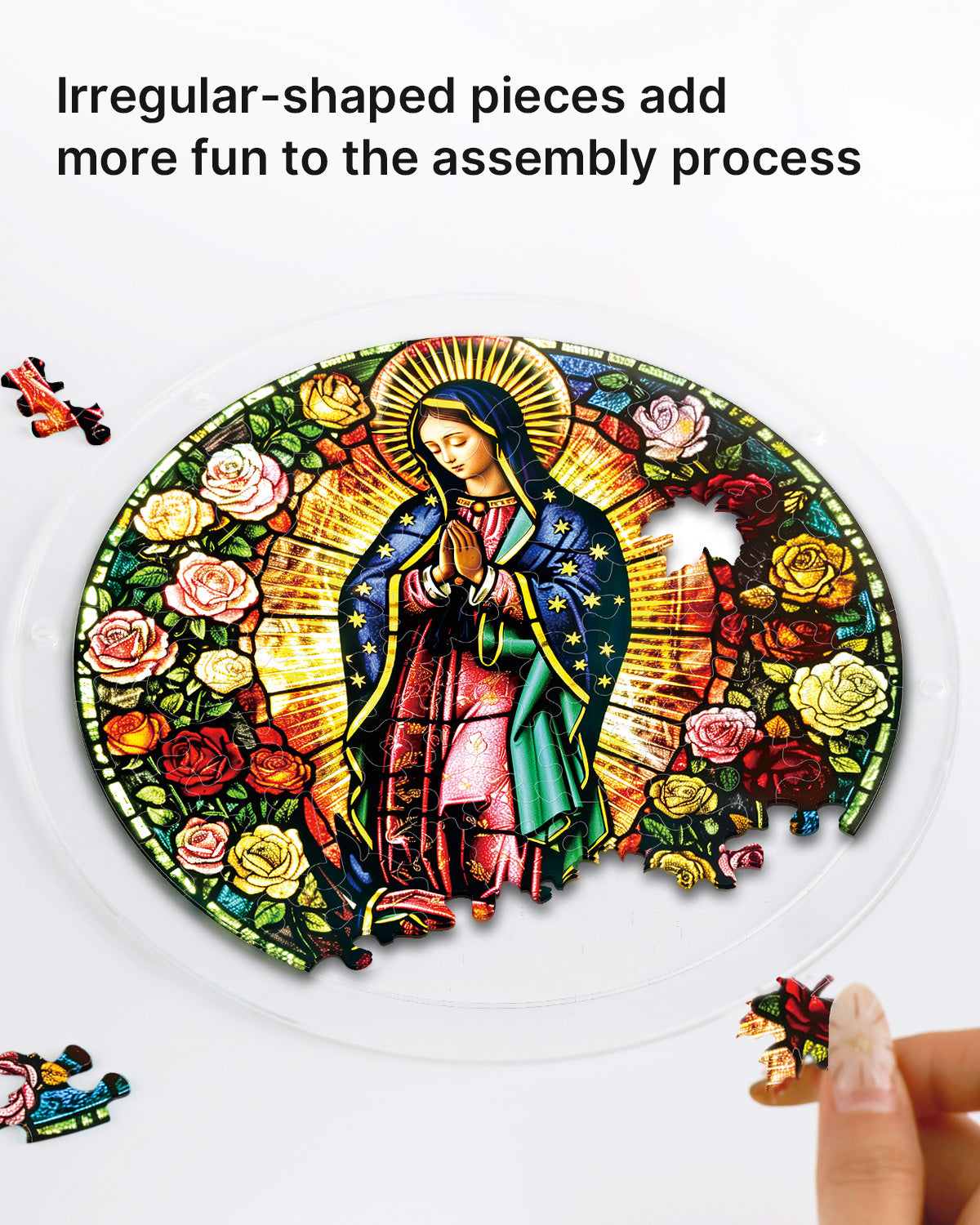 kaayee-suncatcher-light-of-prayer-fensterbild-large-22-6-cm image 2