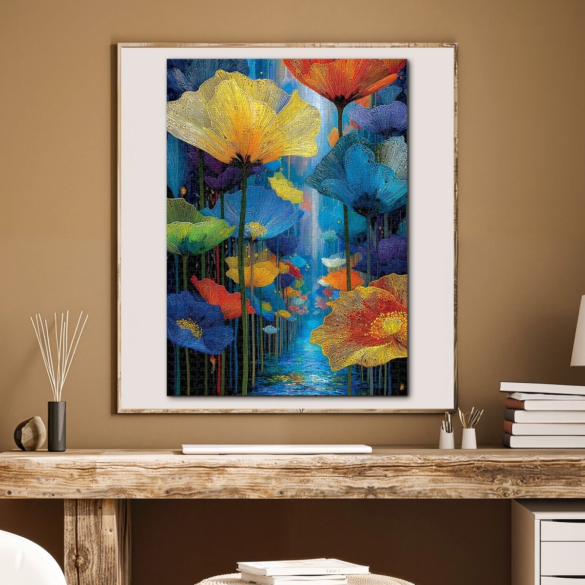 kaayee-cardboard-puzzle-floral-dreamscape-1000-teile-eco-white image 5