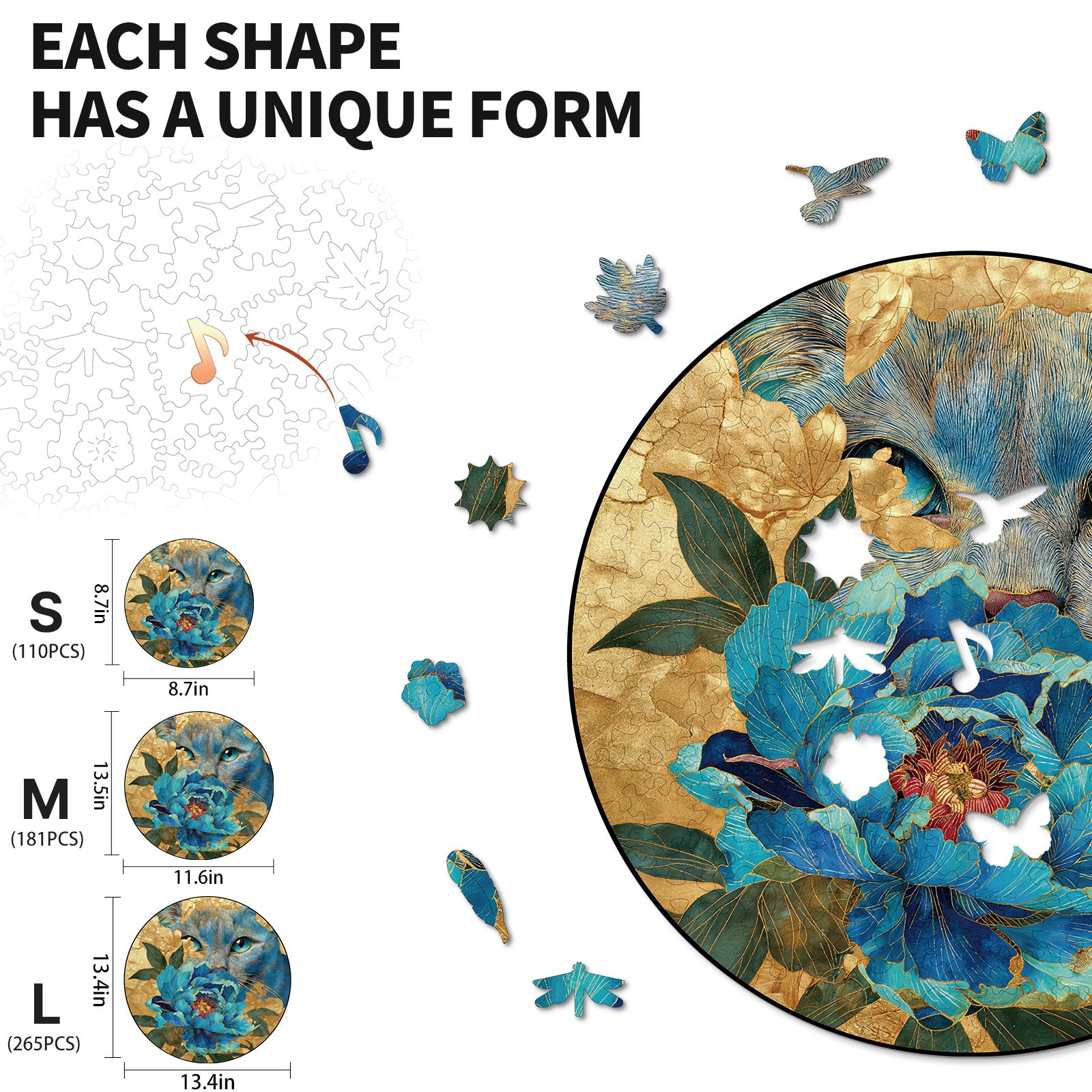 kaayee-gaze-among-blossoms-holzpuzzle-medium-blumen image 3