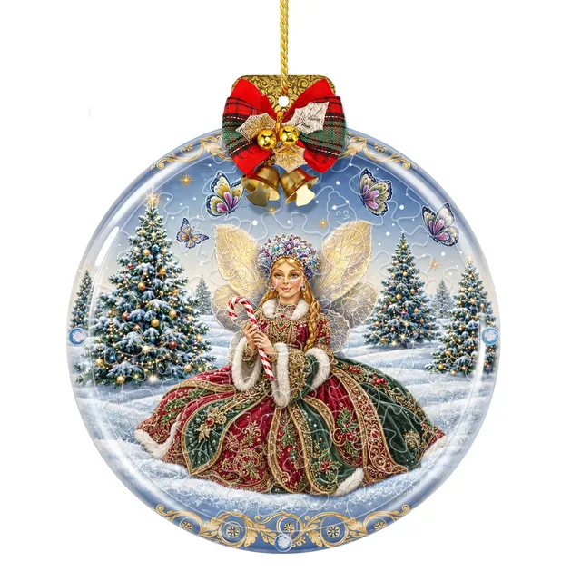 kaayee-christmas-winter-fairy-light-suncatcher-puzzle-mini-15-cm image 1