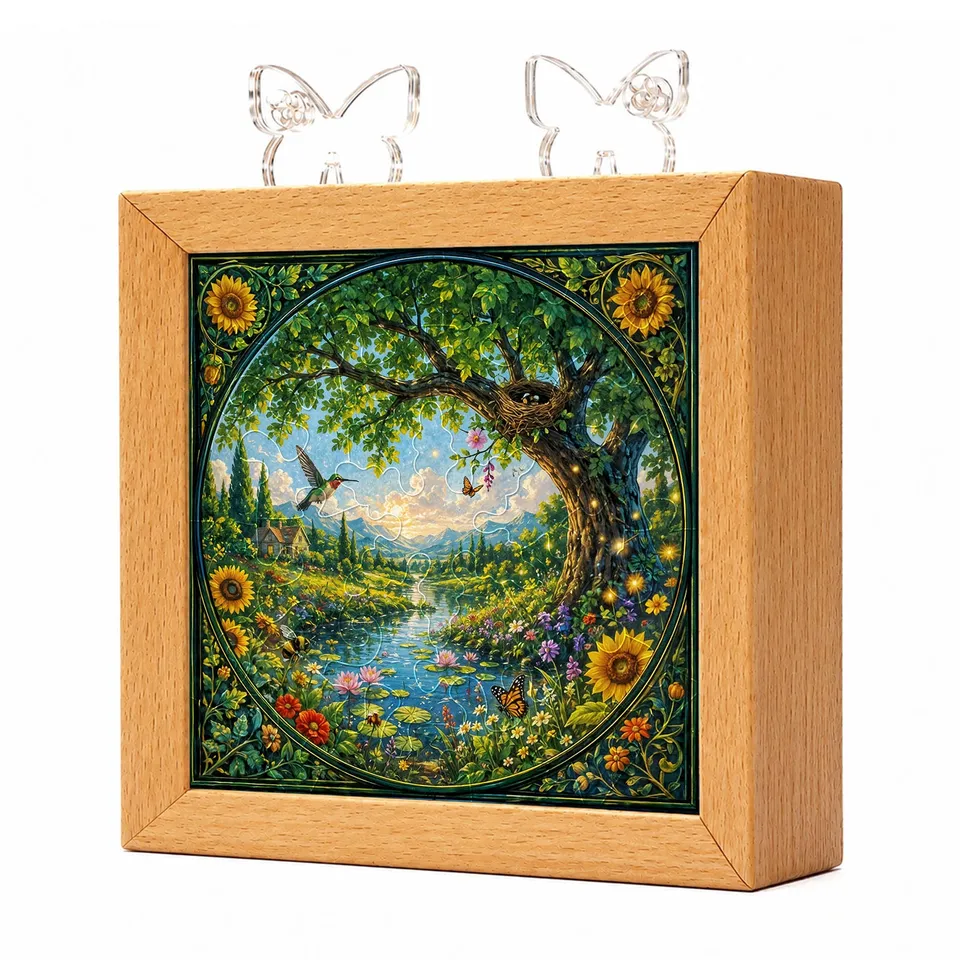 kaayee-night-light-summer-glow-acryl-puzzle-nachtlicht-holz image 1