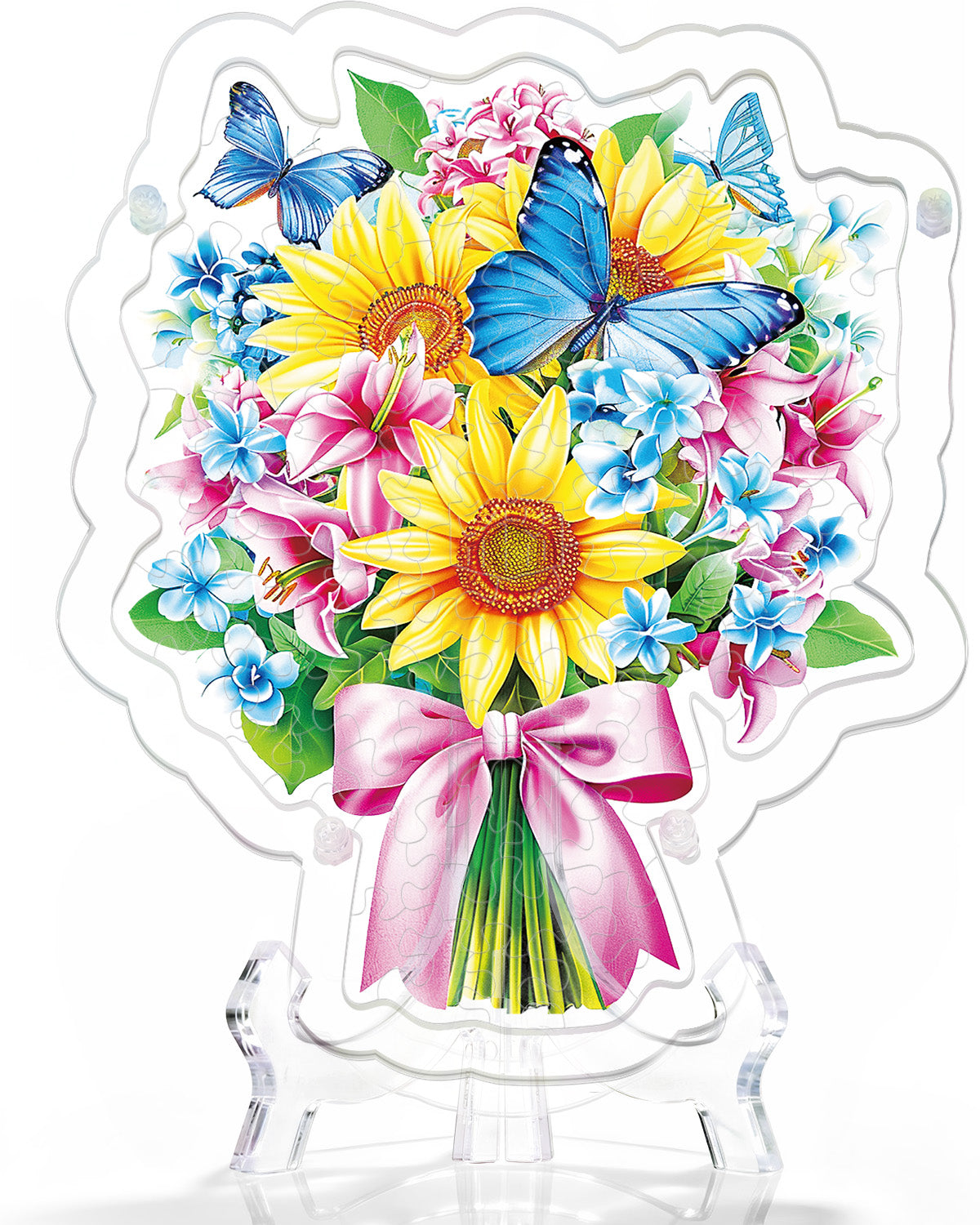 kaayee-suncatcher-puzzle-sonnenblume-schmetterling-acryl-deko image 3