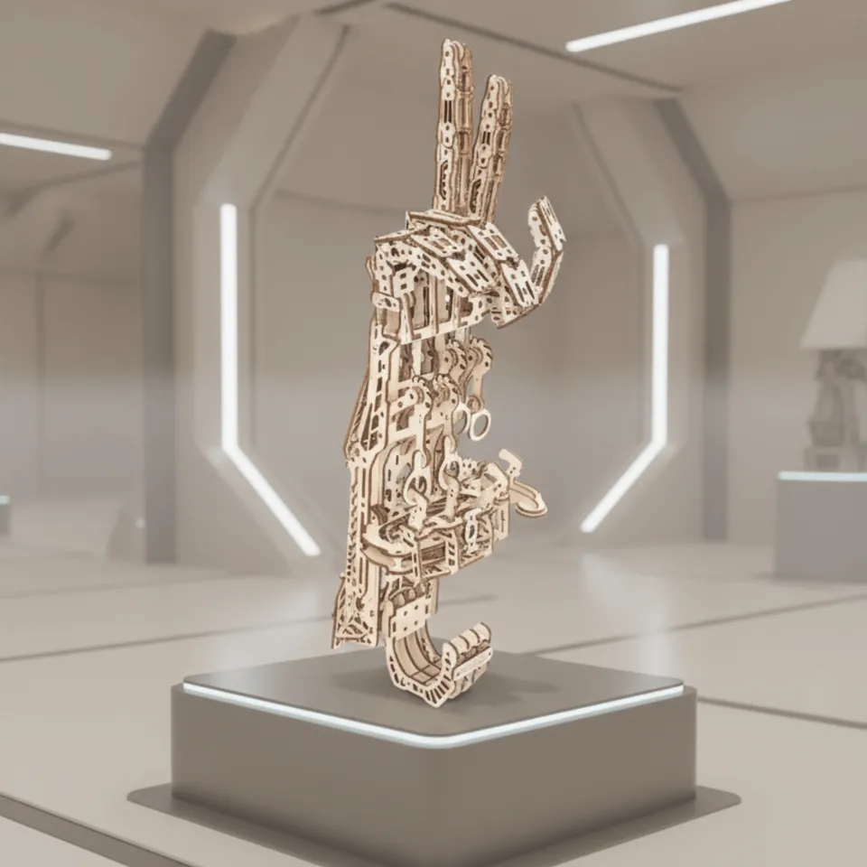 magicholz-cyberhand-mechanischer-bausatz-holz-beweglich image 1