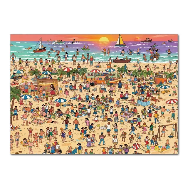 kaayee-sunset-beach-puzzle-1000-teile-standard-suchbild image 1
