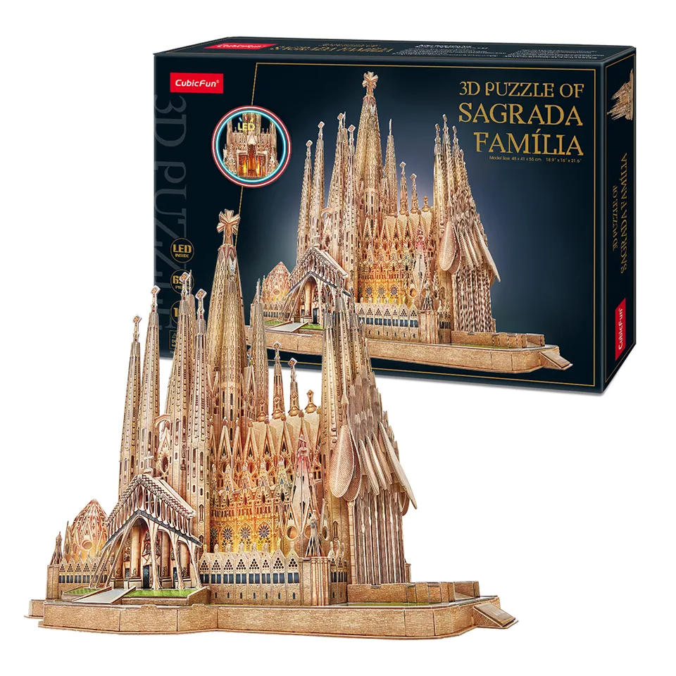 cubicfun-master-collection-l530h-sagrada-familia-3d-puzzle image 1