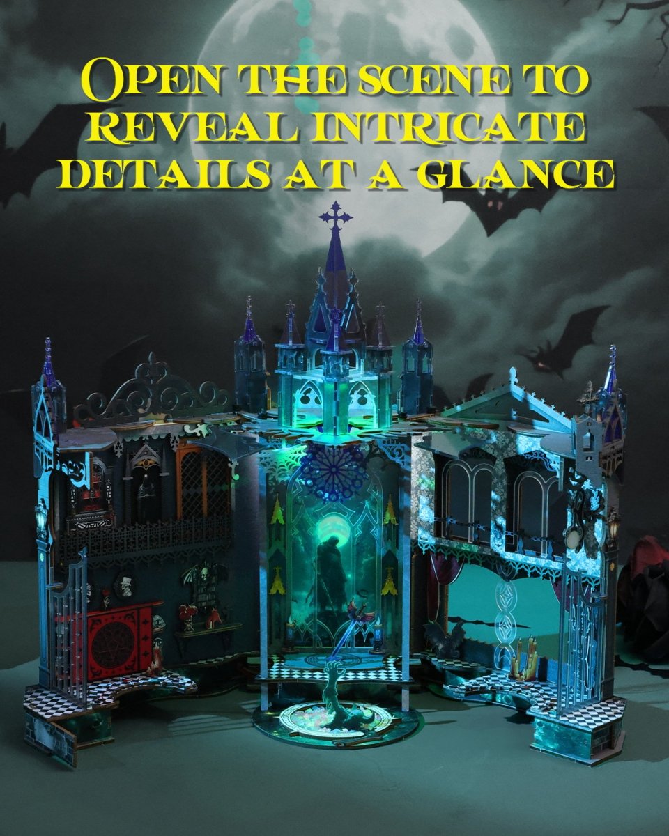 kaayee-book-nook-kit-gothic-castle-miniaturhaus-type-c image 6