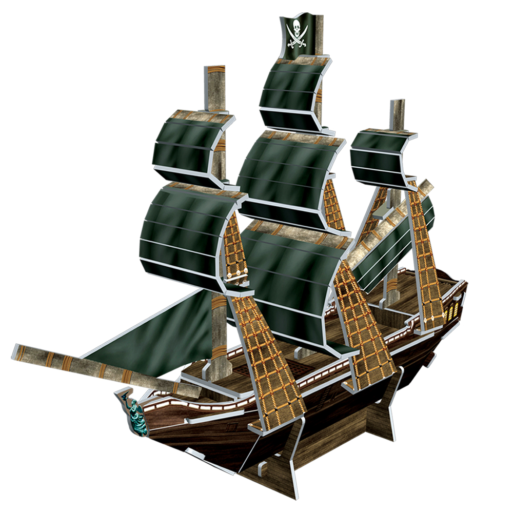 cubicfun-architecture-queen-anne-s-revenge-s3031h-3d-puzzle-mini image 2