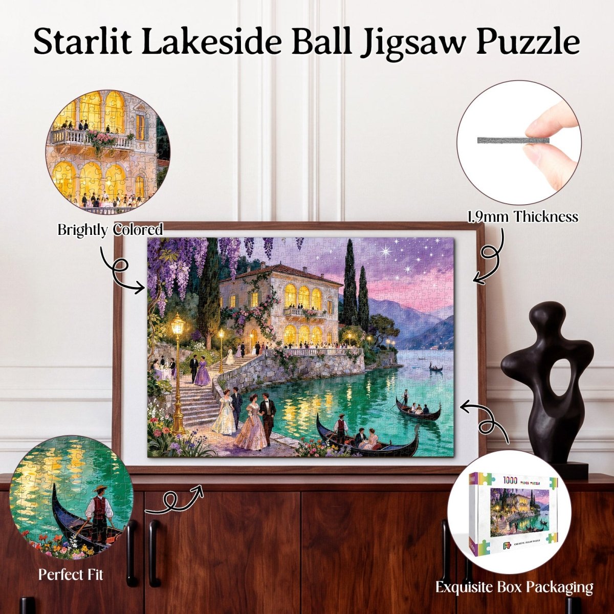 kaayee-cardboard-puzzle-starlit-lakeside-ball-1000-teile-puzzle image 3