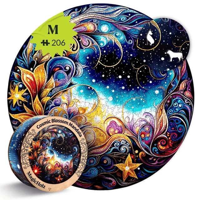 magicholz-holzpuzzle-kosmische-bl-ten-mandala-blumen-puzzle image 1