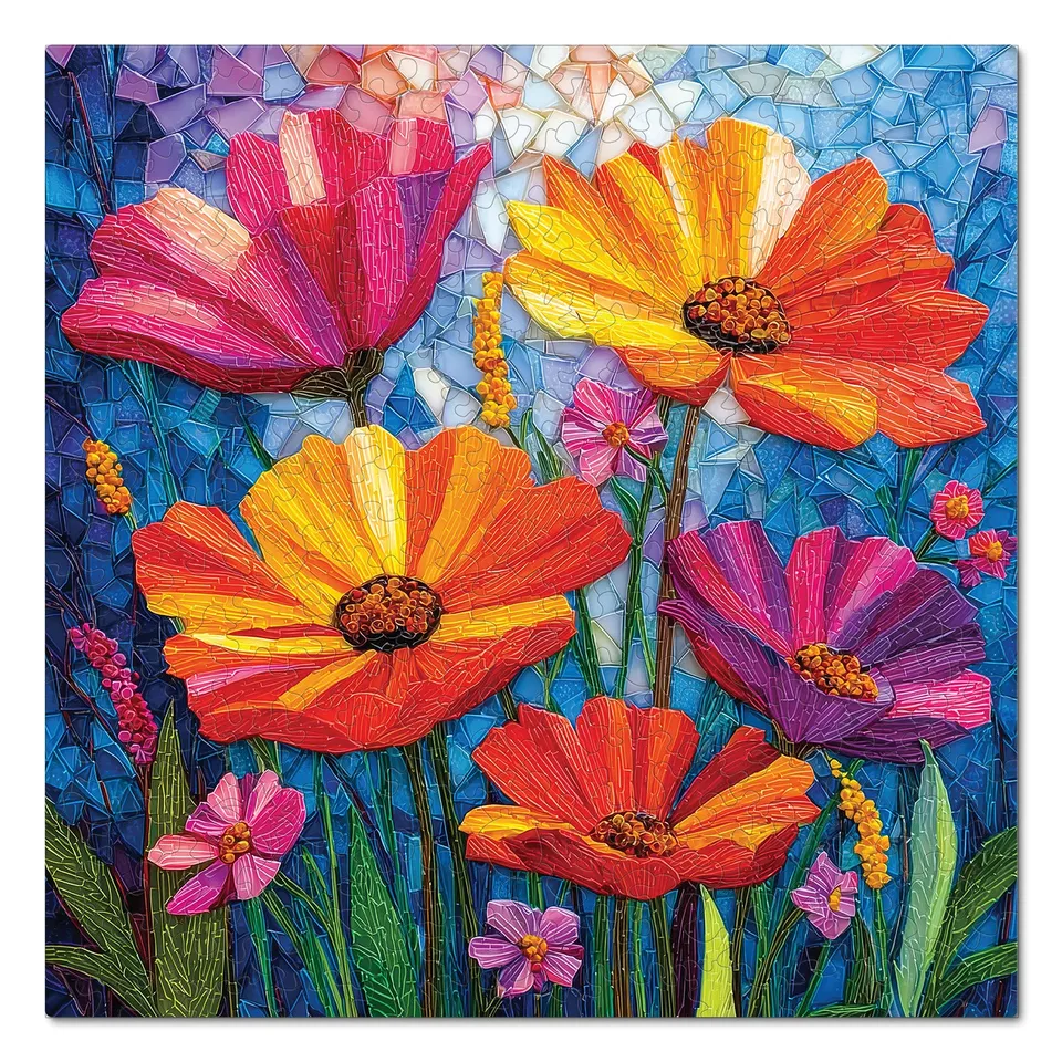 kaayee-wooden-puzzle-sunlit-blooms-holzpuzzle-medium image 1
