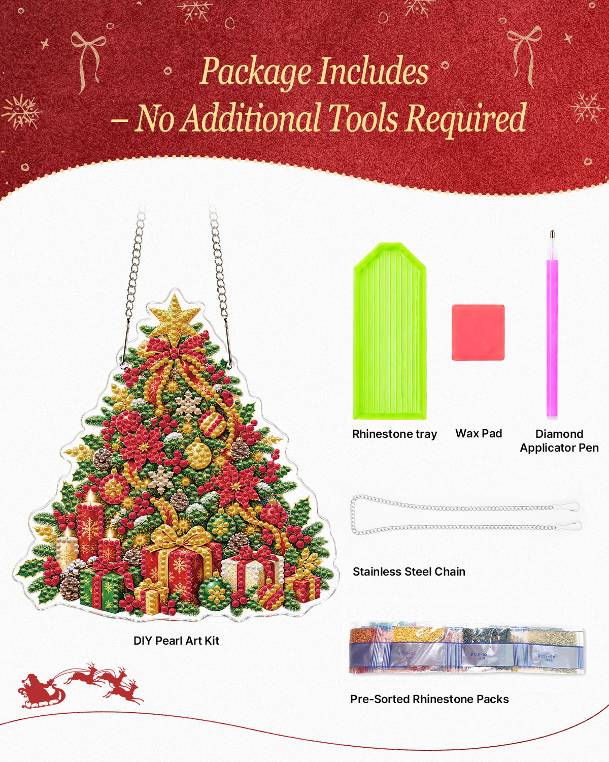kaayee-suncatcher-puzzle-christmas-tree-fensterbild-20-cm-perlen image 5