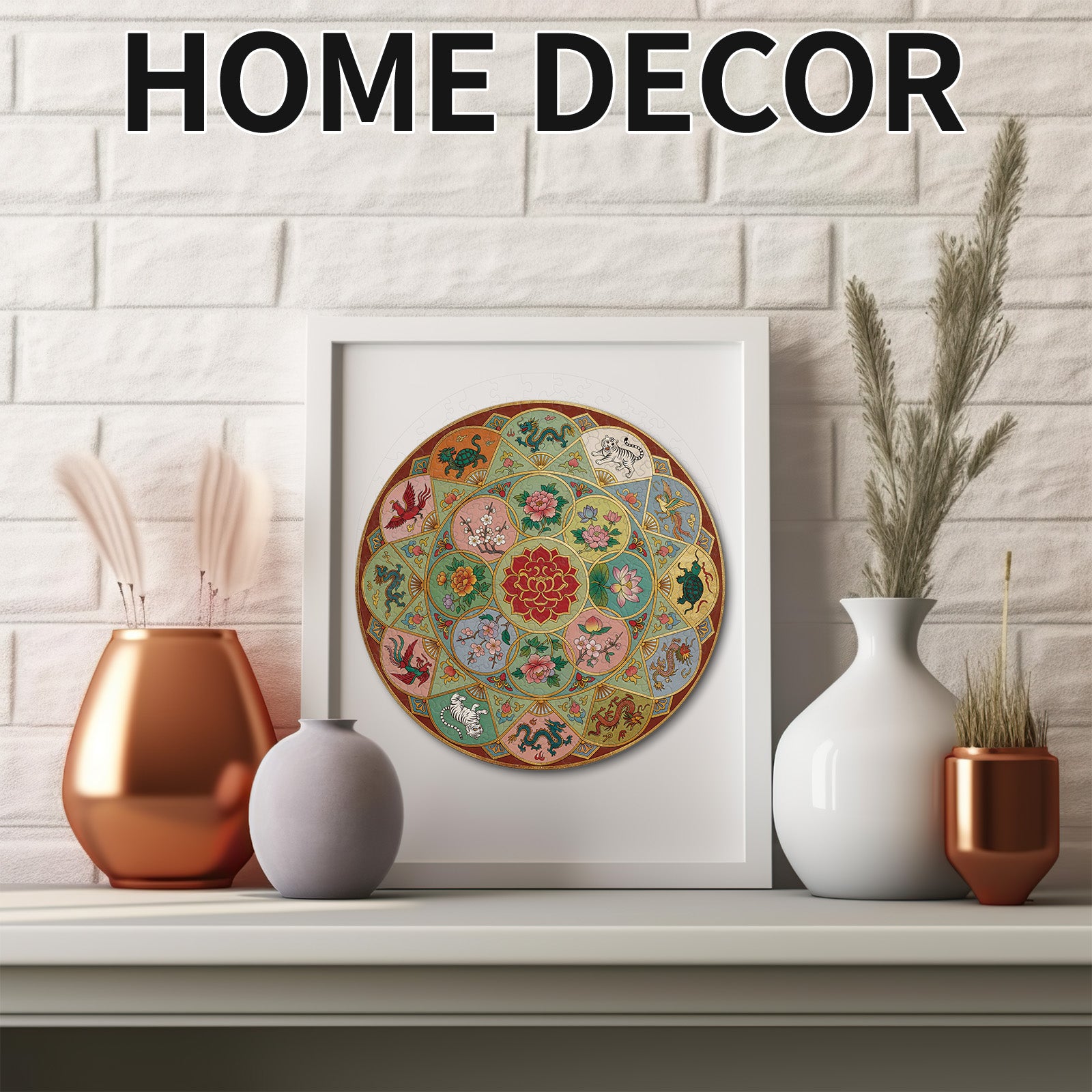 kaayee-auspicious-floral-mandala-holzpuzzle-medium image 6
