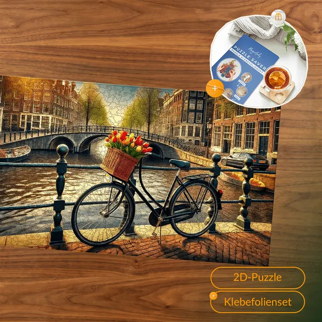 magicholz-wanddeko-amsterdam-am-morgen-1000-teile-muttertag image 1