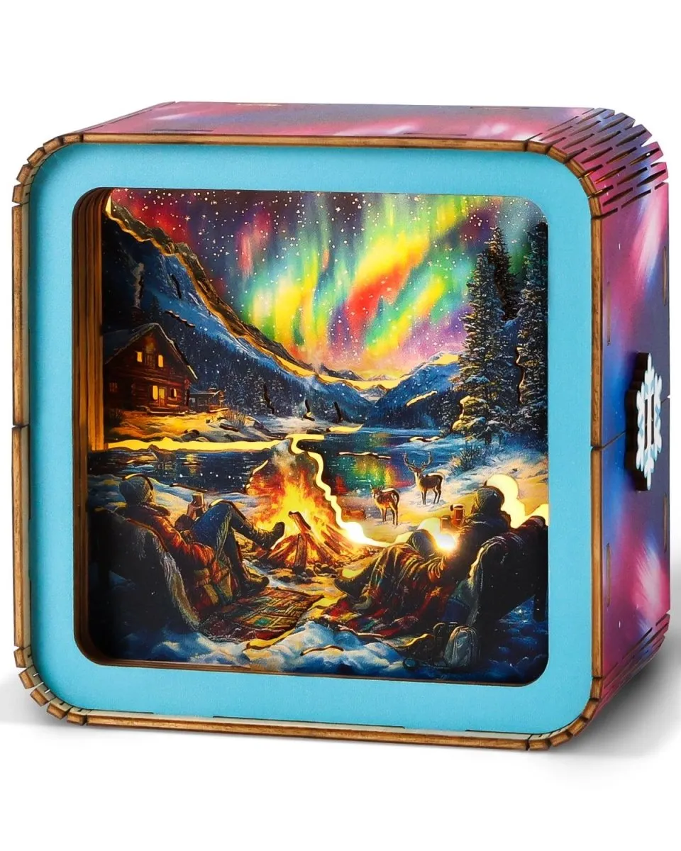 kaayee-night-light-aurora-holz-nachtlicht-3d-puzzle-bausatz image 1