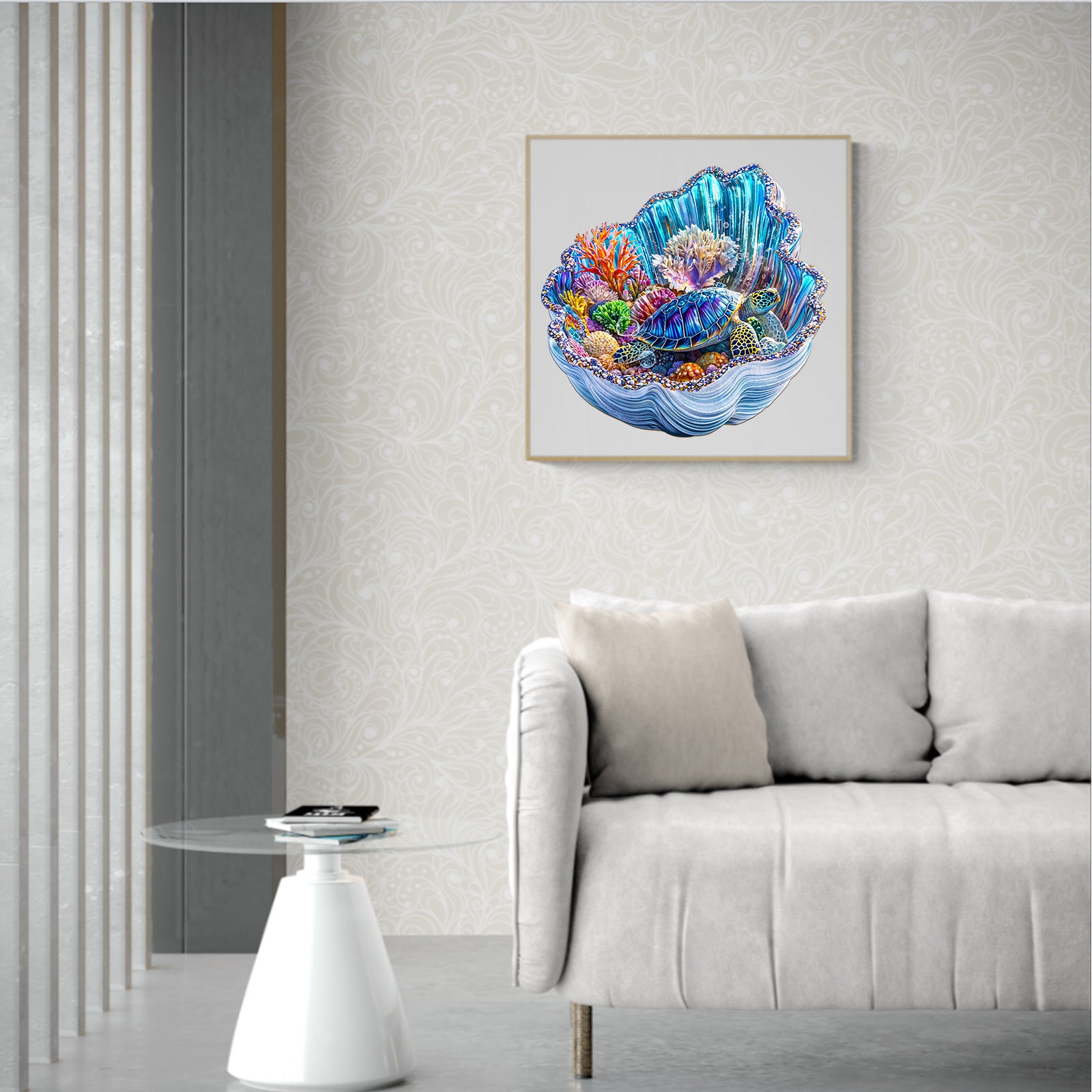jigfoxy-seashell-ocean-holzpuzzle-s-85-teile-meer image 7