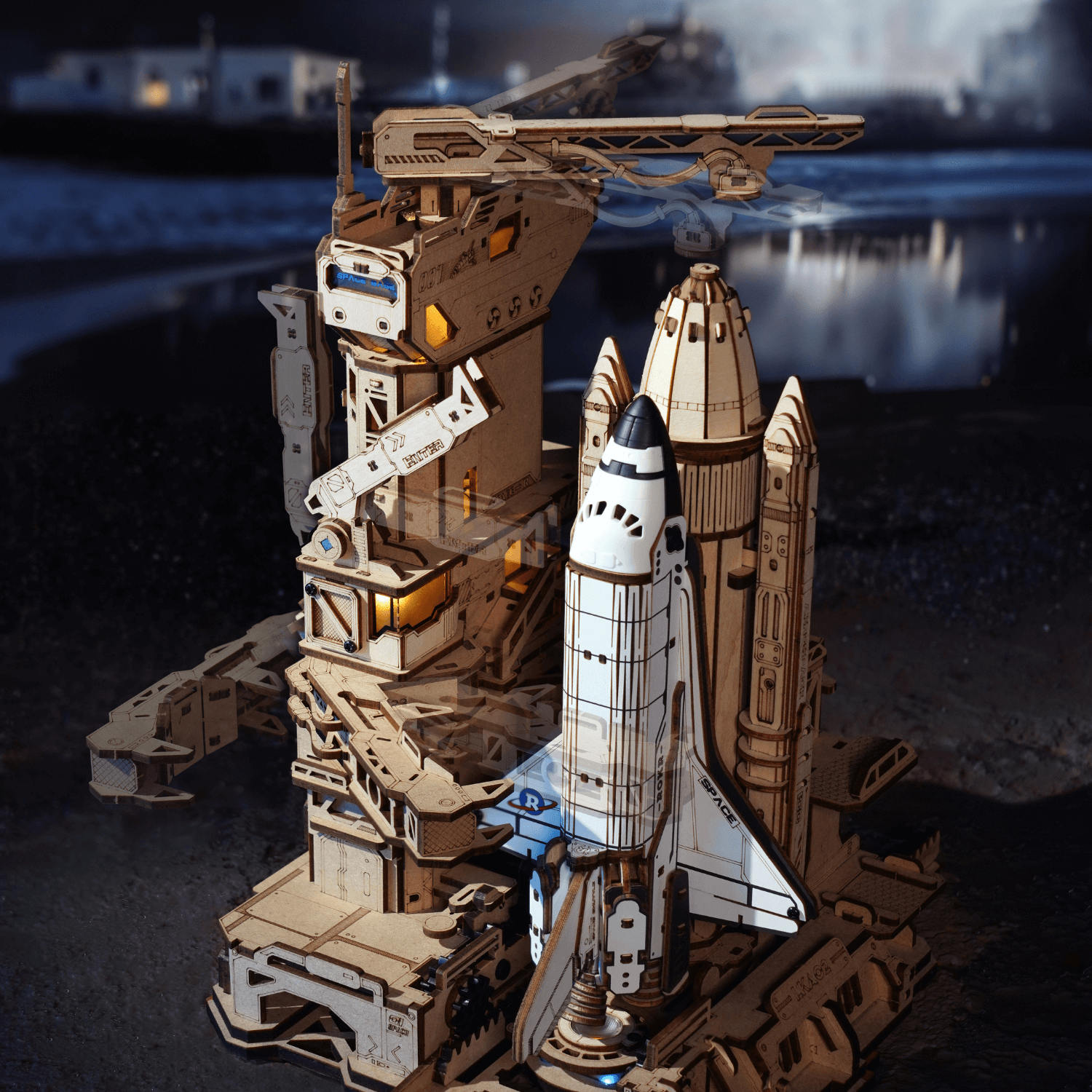 magicholz-space-shuttle-raketenstart-bausatz-holz-mit-licht image 8