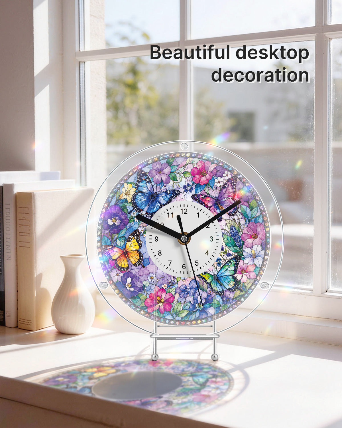 kaayee-butterfly-blossom-garden-puzzle-uhr-regular-schmetterling image 5