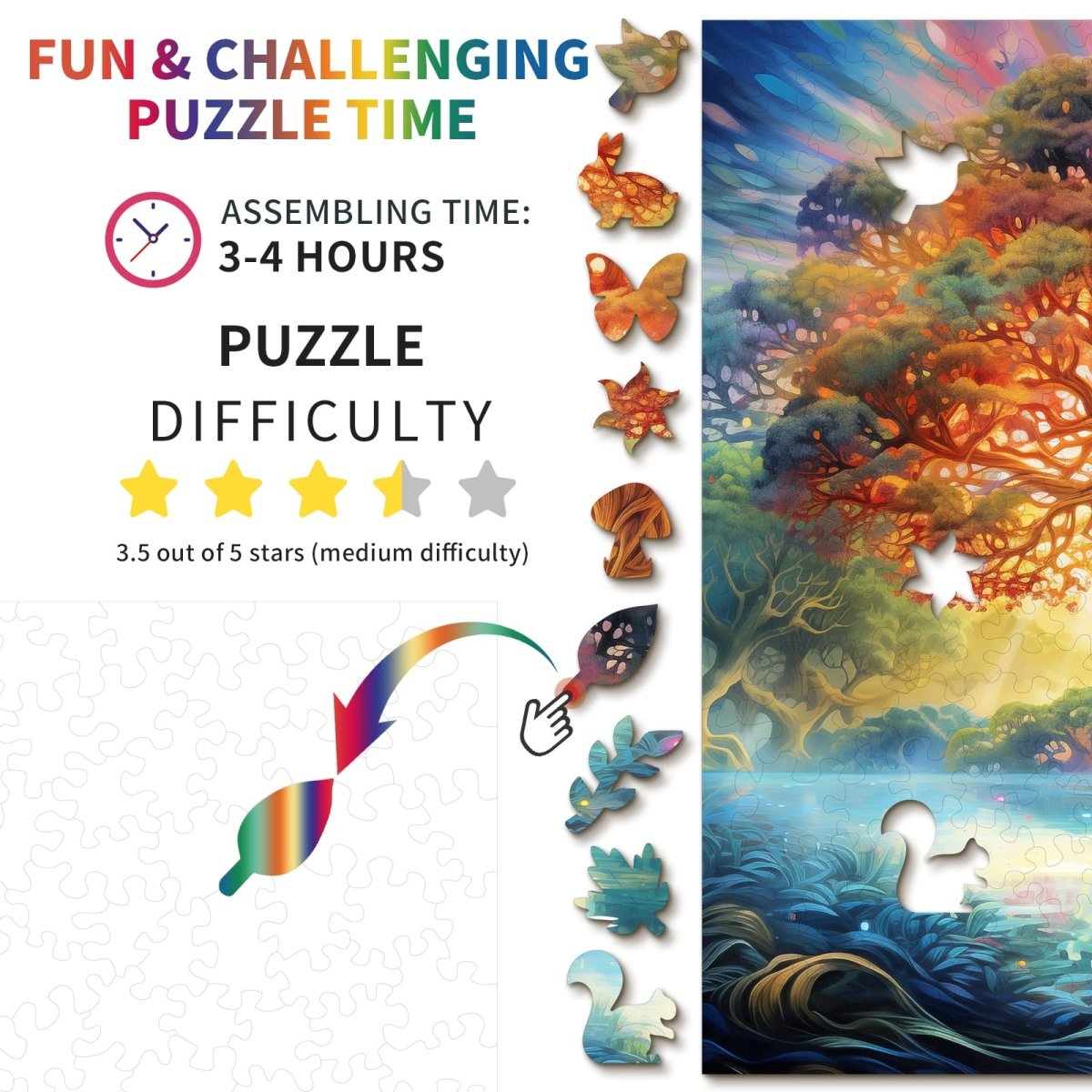kaayee-wooden-puzzle-twilight-divine-tree-holzpuzzle-medium image 3