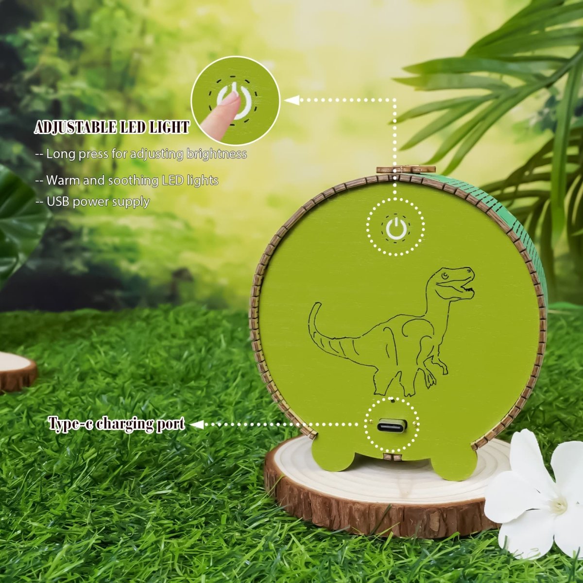 kaayee-night-light-dinosaur-park-3d-holzpuzzle-nachtlicht-lampe image 4