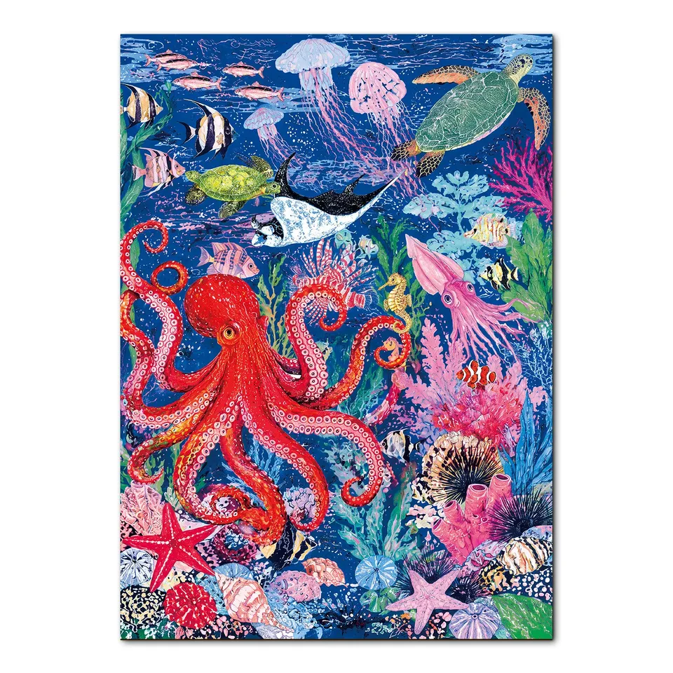 kaayee-cardboard-vibrant-ocean-1000-teile-puzzle-standard image 1
